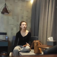 黑衣苗条小妹妹，被女的嫌弃搞一半退货